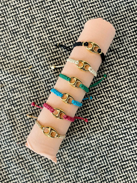 Pulsera Marinera Dorada